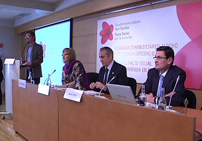 Video El Gobierno Vasco propone un gran Pacto Político y Social a diez años en materia de vivienda
