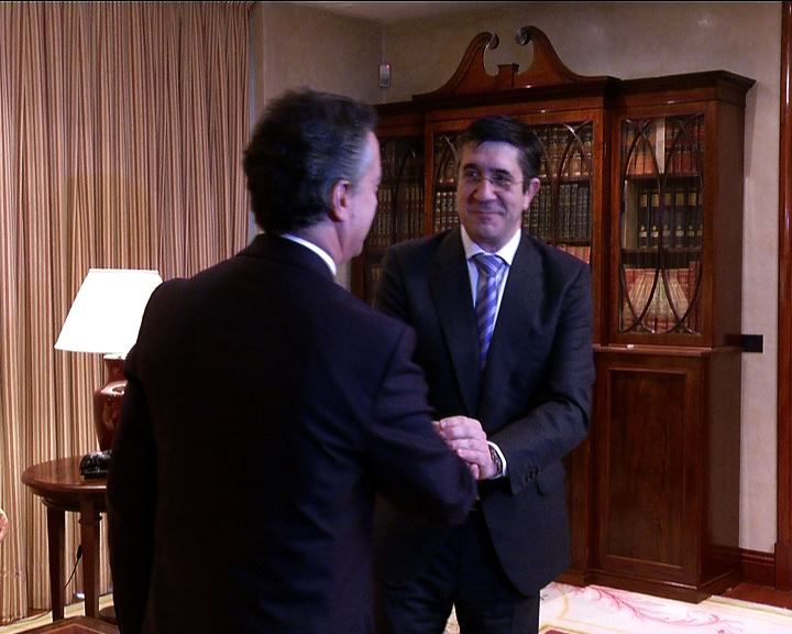 Video Lehendakaria eta Iñigo Urkulluren arteko bilera