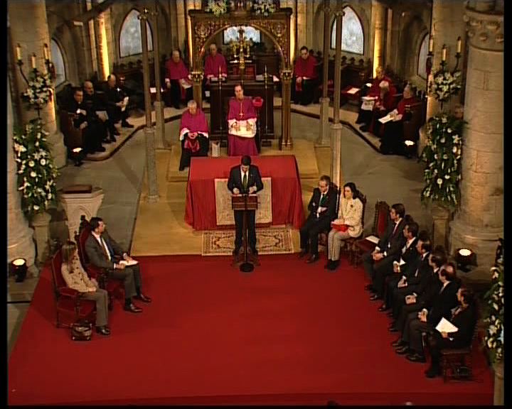 Video El Lehendakari participa en el acto conmemorativo del Año Xacobeo 2010 