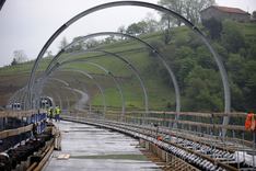 La Variante Ferroviaria de Aia-Orio de la línea Bilbao-Donostia entrará en servicio en primavera de 2011