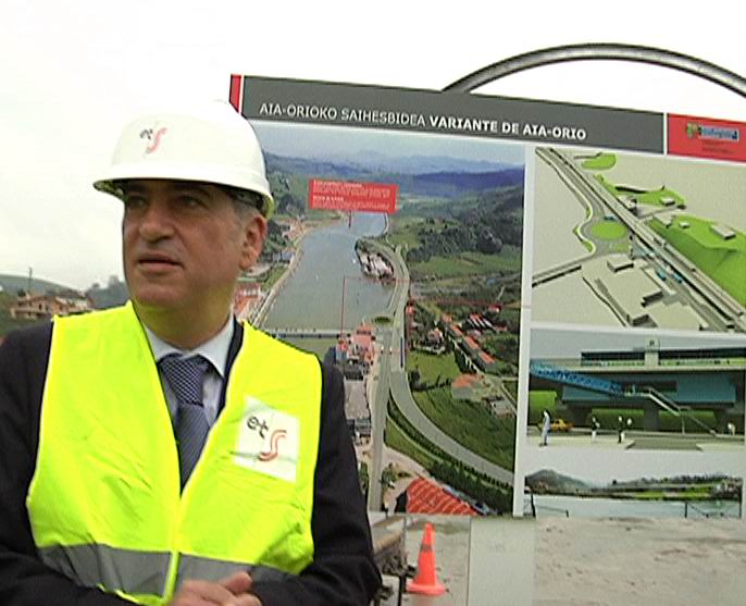 Video La Variante Ferroviaria de Aia-Orio de la línea Bilbao-Donostia entrará en servicio en primavera de 2011