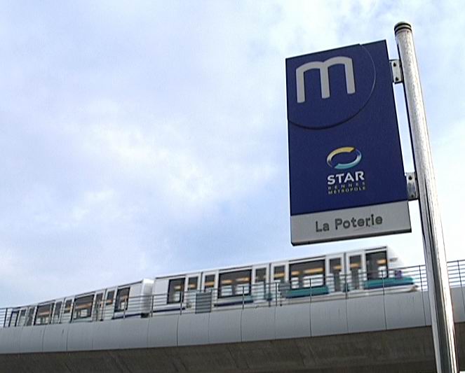 Video Arriola visita el metro de Rennes