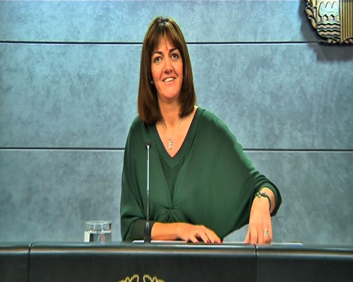Video Consejo de Gobierno 2010/12/14 rueda de prensa de la portavoz del Gobierno Vasco, Idoia Mendia