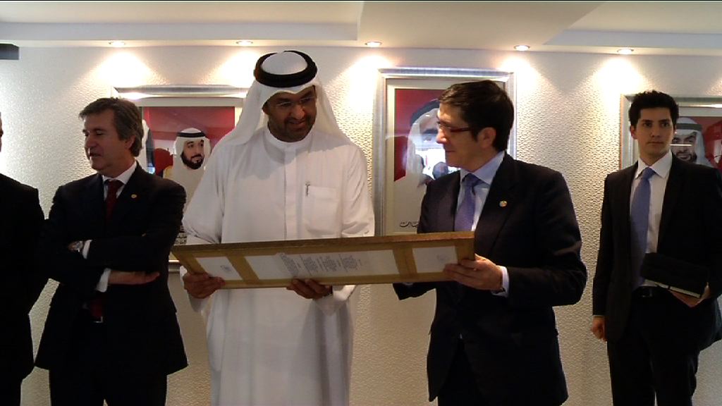 Video Reunión entre el Lehendakari y Sultan Ahmed Al Jaber, CEO de MASDAR