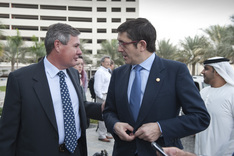 El Lehendakari se reúne con Khaldoon Khalifa Al Mubarak, responsable de MUBADALA
