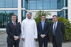 El Lehendakari se reúne con Khaldoon Khalifa Al Mubarak, responsable de MUBADALA