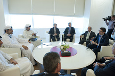 El Lehendakari se reúne con Khaldoon Khalifa Al Mubarak, responsable de MUBADALA