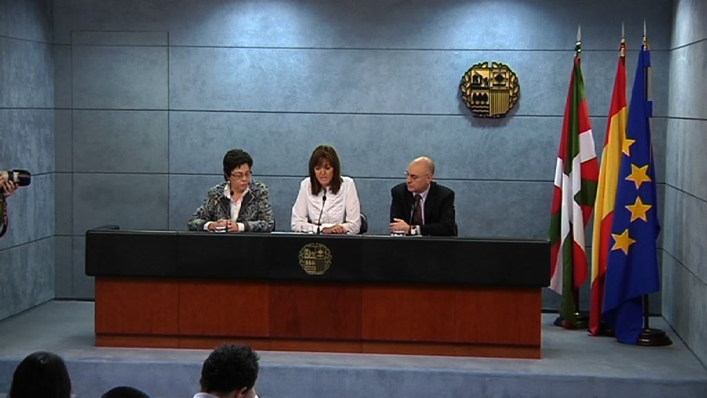 Video Rueda de prensa de la portavoz del Gobierno Vasco tras el Consejo de Gobierno