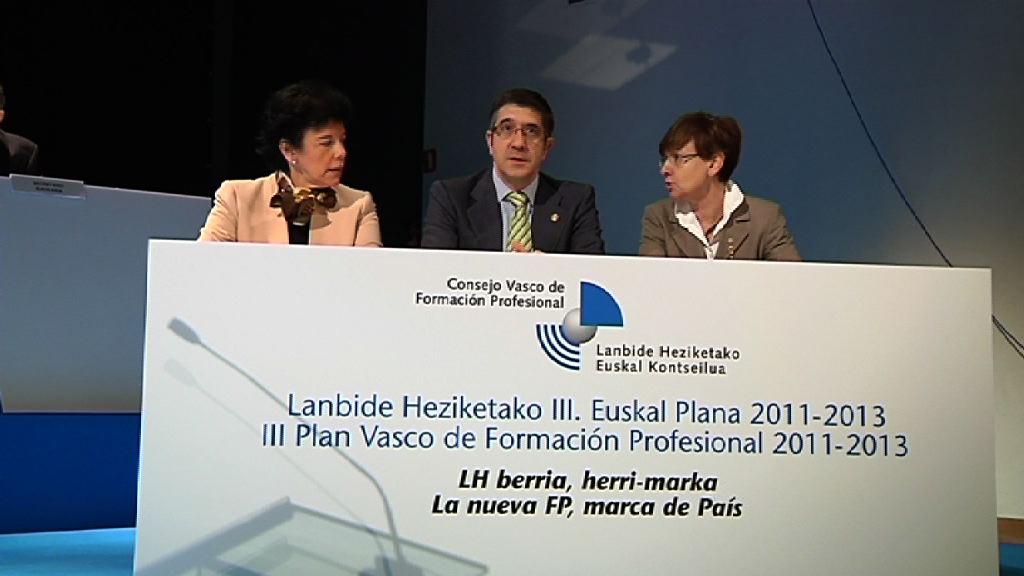 Video Lanbide Heziketako III. Euskal Plana "enplegu aukerak" ekarriko ditu