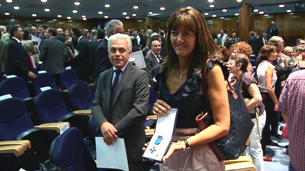 Video Idoia Mendia recoge en Madrid la Medalla de Plata al Mérito Social Penitenciario 