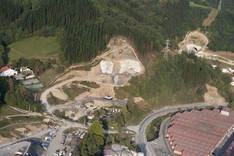 Los coordinadores de la UE del Proyecto Ferroviario Eje Atlántico visitan las obras de la Y vasca en Gipuzkoa