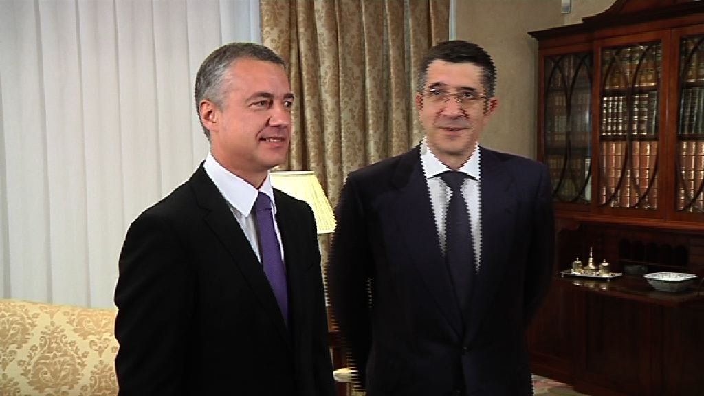 Video Lehendakariak EAJ-rekin hasi du aro berrorako bilera errondari