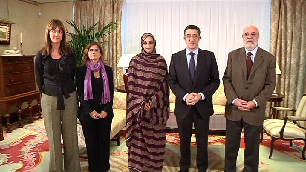 Video El Lehendakari se reúne con Aminetu Haidar