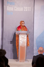 Aminetu Haidar recibe el Premio René Cassin de Derechos Humanos 2011