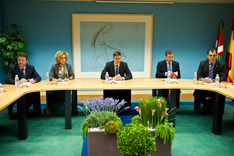Reunión entre el Lehendakari y Eudel