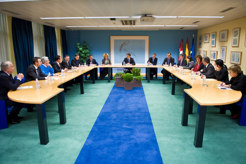 Reunión entre el Lehendakari y Eudel