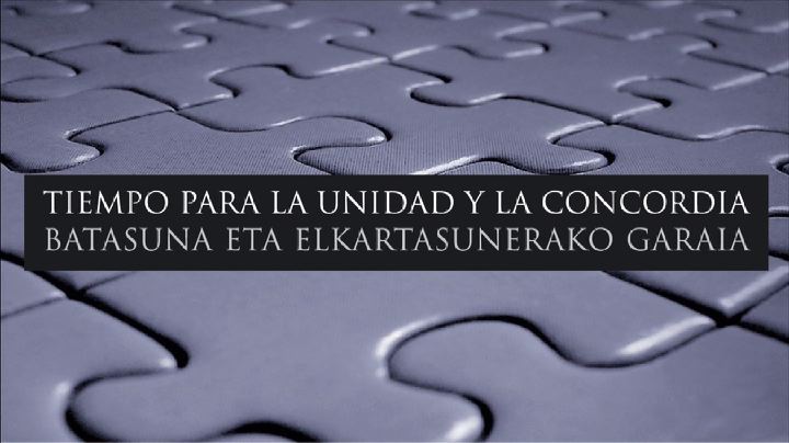 “Tiempo para la unidad y la concordia” [2:32]