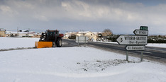El frío y la nieve se instalan en Euskadi