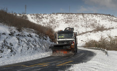 El frío y la nieve se instalan en Euskadi