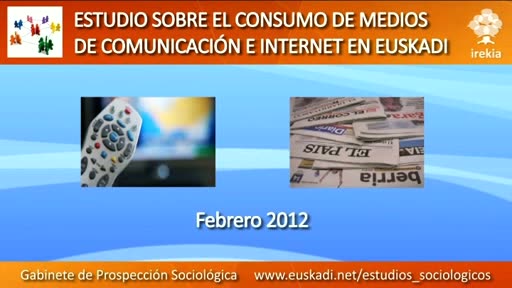 Video Televisión e internet, medios preferidos para informarse, formarse y entretenerse en Euskadi