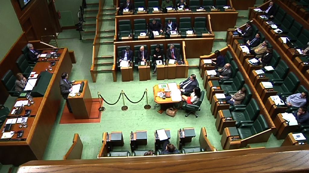 Video Lehendakariak EAJri leporatu dio “Euskadiren sinesgarritasunarekin jolastu” duela  