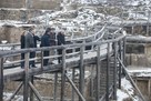 Una delegación de Castilla y León visita Salinas de Añana