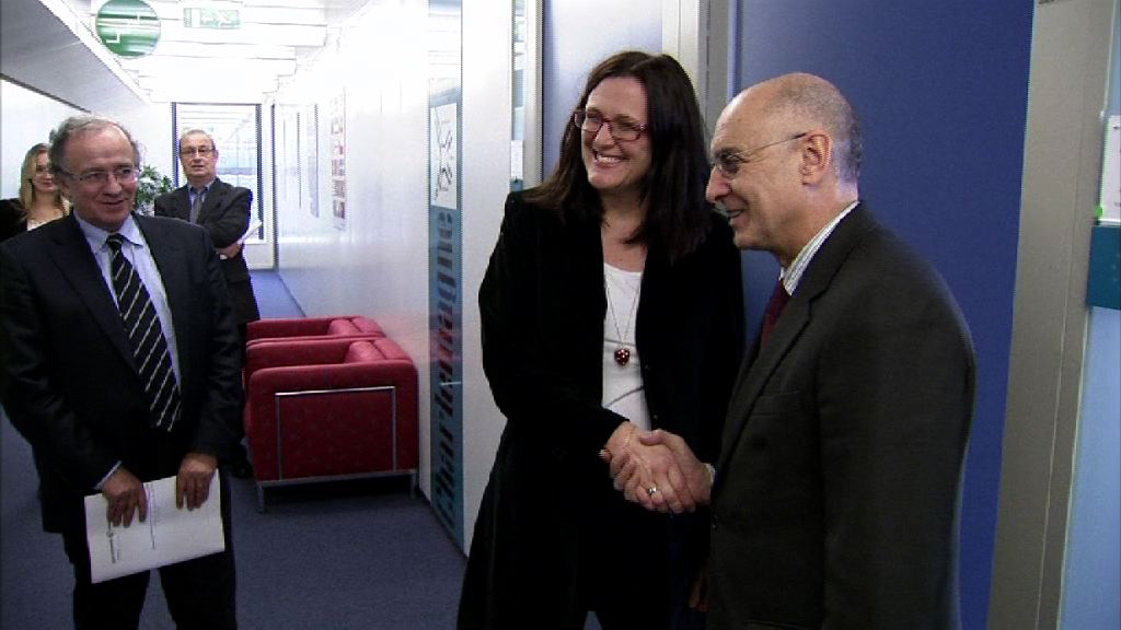 Video Aresek memoria eta bizikidetzaren inguruan hitz egin du Cecilia  Malmström Barne Komisarioarekin
