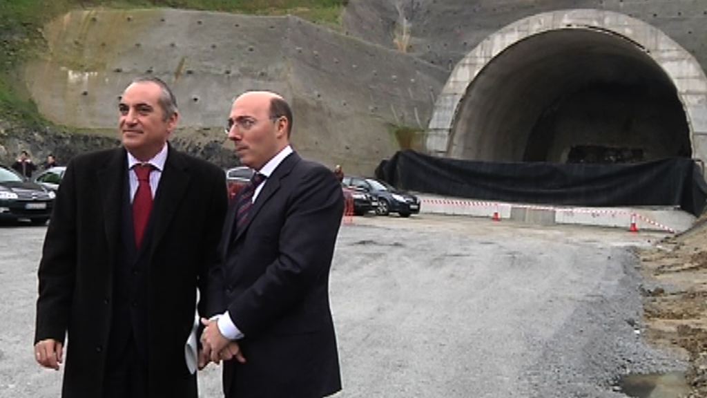 Video Euskal Y-aren Gipuzkoako adarreko Ezkio-Itsaso zatia eraikitzeko lanak hasi dira 