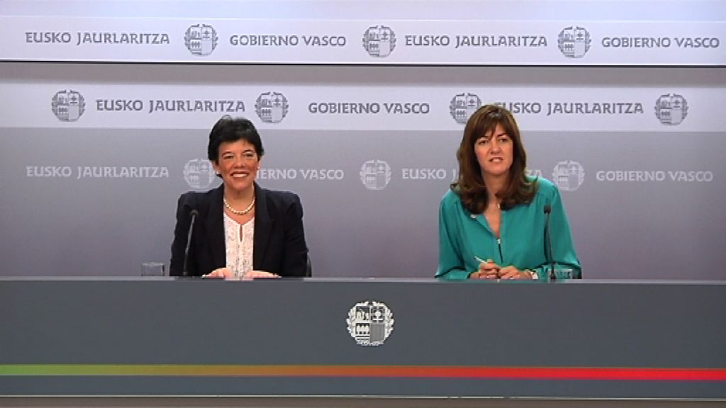 Video Eusko Jaurlaritzako bozeramaile Idoia Mendiaren  prentsaurrekoa Gobernu Kontseiluaren ondoren