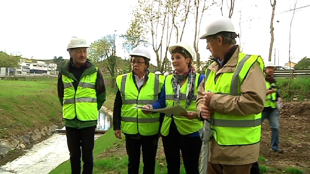 Video URA remata las obras de defensa contra inundaciones y saneamiento de la regata Añorga