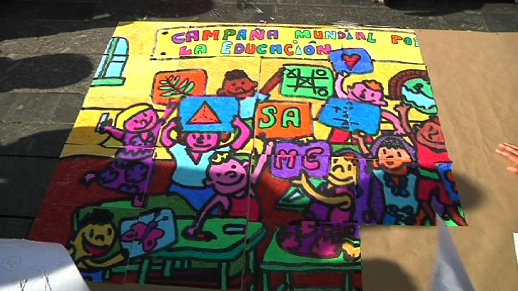 Video El Lehendakari asiste en Bilbao al acto central de la Campaña Mundial de Educación