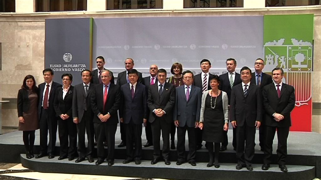 Video The Basque Government signs an agreement with the Chinese province of Jiangsu 