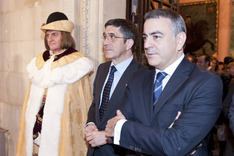 El Lehendakari preside la retreta de la fiesta de San Prudencio