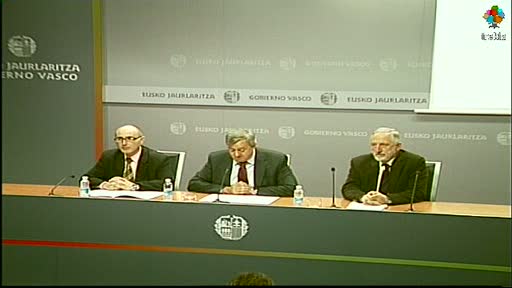 Video Hiruhileroko kontu ekonomikoak (HKE). Prentsa Aurrekoa