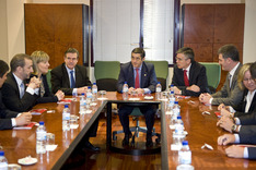 El Lehendakari visita la sede central de Eroski en Elorrio