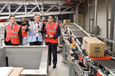 El Lehendakari visita la sede central de Eroski en Elorrio