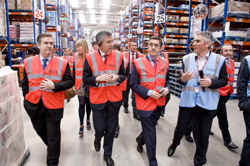 El Lehendakari visita la sede central de Eroski en Elorrio