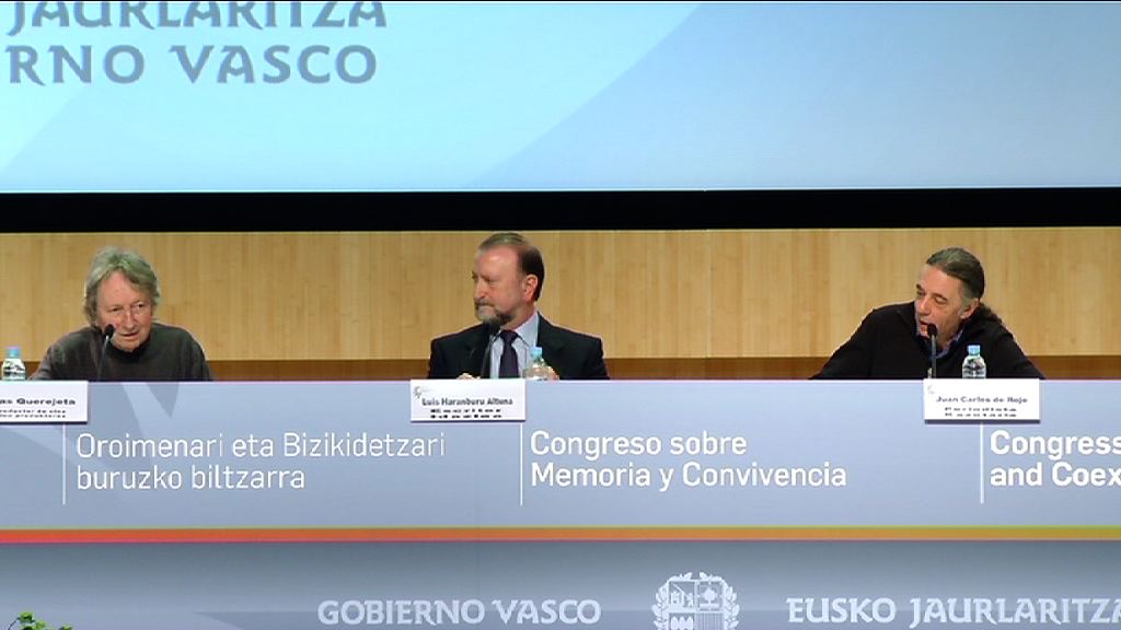 Cuarta jornada del Congreso sobre Memoria y Convivencia, Luis Haranburu y Elías Querejeta [21:53]