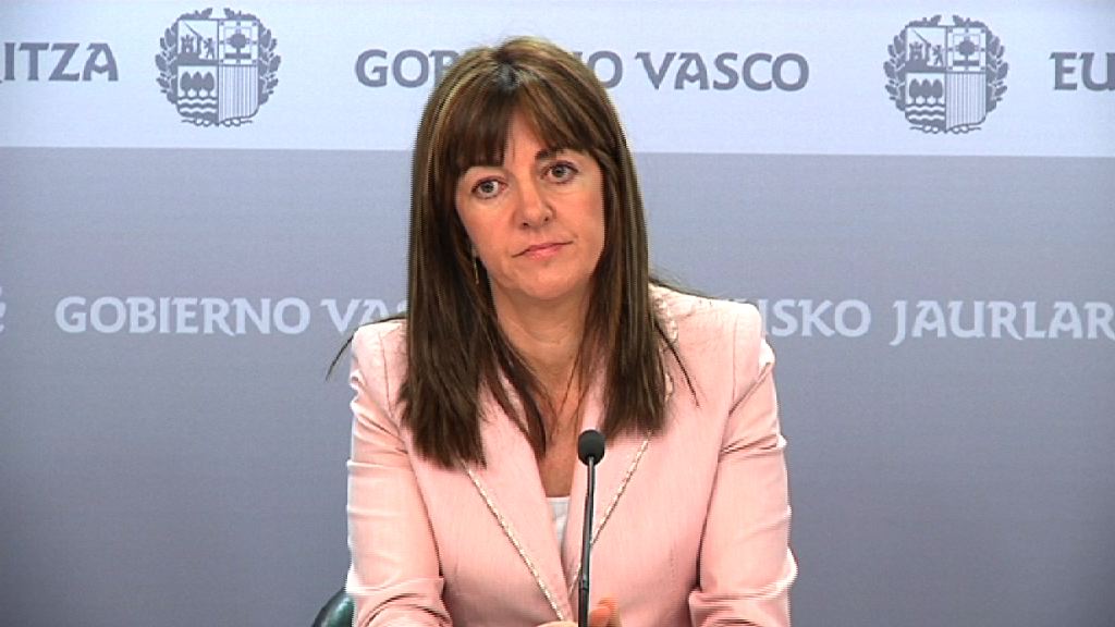 Video Rueda de prensa de la portavoz del Gobierno Vasco, Idoia Mendia