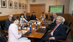 reunión con consejera navarra sobre la teleasistencia