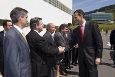 El Príncipe de Asturias inaugura la nueva Unidad de Producción e Investigación de BIAL en Zamudio