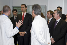 El Príncipe de Asturias inaugura la nueva Unidad de Producción e Investigación de BIAL en Zamudio
