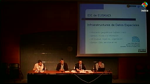 Video “Euskadi erreferente bat da datu espazialen azpiegituraren arloan" 