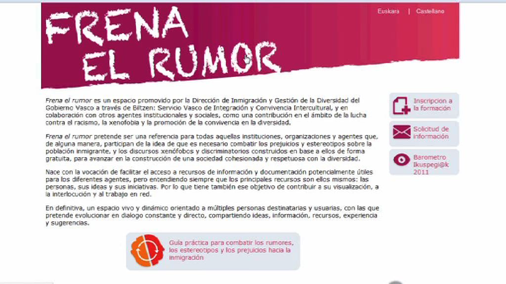 Video Empleo y Asuntos Sociales presenta una guía que contrarresta los rumores que afectan a la población inmigrante