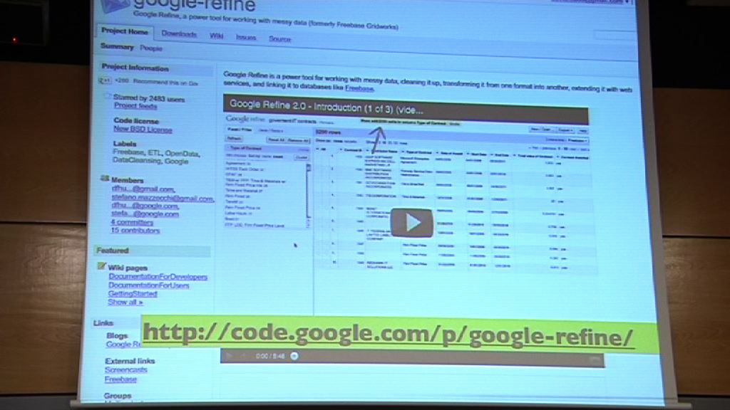 Video Introducción a Google Refine (Curso periodismo de datos 4/10)