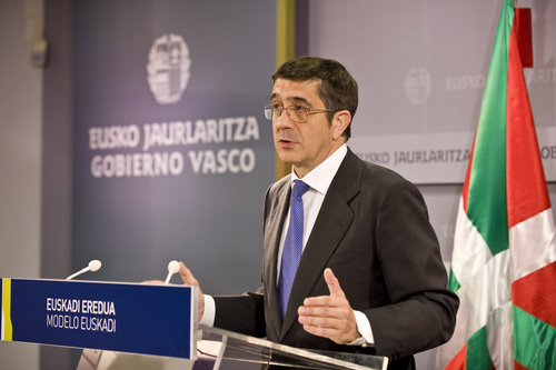 El Lehendakari hace un llamamiento a la unidad "para defender el autogobierno y nuestro modelo social"