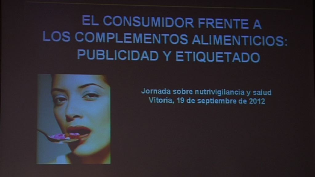 Video Jornada sobre nutrivigilancia y salud